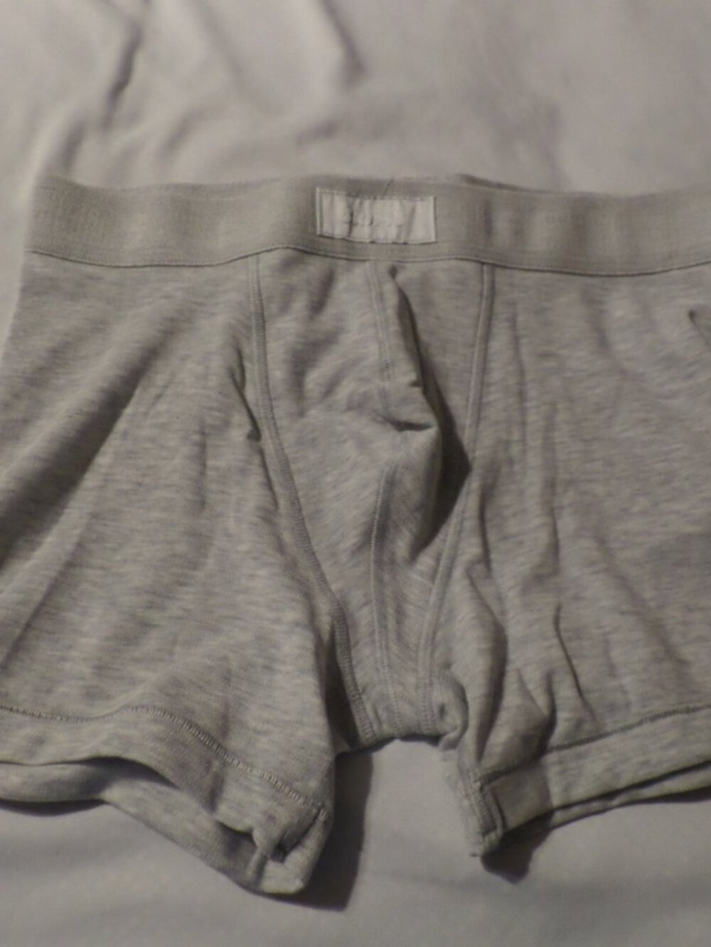 Skims Women’s Cotton Stretch Boxers – Gray – Small  (31)